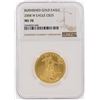 Image 1 : 2008-W $25 Burnished American Gold Eagle Coin NGC Graded MS70