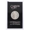 Image 1 : 1883-CC $1 Morgan Silver Dollar Coin GSA Holder