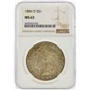 Image 1 : 1884-O $1 Morgan Silver Dollar NGC Graded MS63