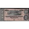 Image 1 : 1864 $10 The Confederate States of America Note