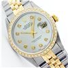 Image 1 : Mens Rolex Two Tone 1ctw Diamond Datejust Wristwatch