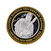 Image 1 : .999 Silver New York-New York Las Vegas $10 Casino Gaming Token Limited Edition