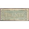 Image 2 : 1864 $20 The Confederate States of America Note
