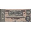 Image 1 : 1864 $10 The Confederate States of America Note