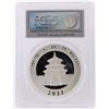 Image 2 : 2011 China Panda Silver Coin 10 Yuan PCGS First Strike MS70