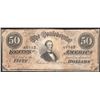 Image 1 : 1864 $50 The Confederate States of America Note