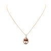 Image 2 : 14KT Rose Gold 15.58ct Morganite and Diamond Pendant with Chain