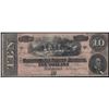 Image 1 : 1864 $10 The Confederate States of America Note