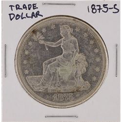 1875-S $1 Silver Trade Dollar Coin