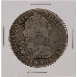 1781 8 Reales Mexico Silver Coin