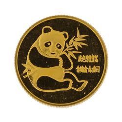 1982  1/10 oz China Panda Gold Coin