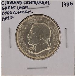 1936 Cleveland Centennial Great Lakes Exposition Commemorative Half Dollar Coin