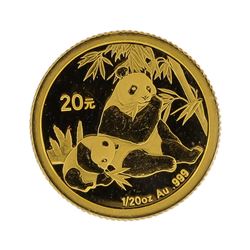 2007 1/20 oz China Panda Gold Coin