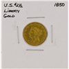 Image 1 : 1850 $2 1/2 Liberty Head Quarter Eagle Gold Coin