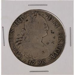 1796M 8 Reales Mexico Spanish Silver Coin