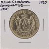 Image 1 : 1920 Maine Centennial Commemorative Half Dollar Coin
