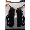 Image 2 : Unmarked Black Wooly Chaps 43" L