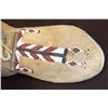 Image 2 : Beaded Cree Moccasins- Rocky Boy Reservation- 9" L X 3" W