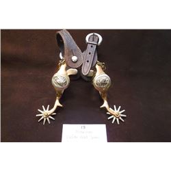 Beurman Indian Head Spurs- Hercules Bronze- Straps