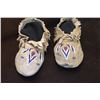 Image 2 : Beaded Kootenai Moccasins- Flathead Reservation- 9"L X 3.5"W