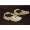 Image 5 : Beaded Kootenai Moccasins- Flathead Reservation- 9"L X 3.5"W