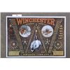 Image 1 : Tin Winchester Repeating Arms Advertising Sign- 23" X 16"