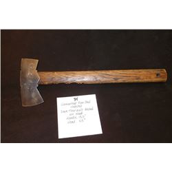 Unmarked Ron Paul Hatchet- Dave Theriault Etched on Head- Handle 13.5"- Head 4.5"