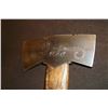 Image 2 : Unmarked Ron Paul Hatchet- Dave Theriault Etched on Head- Handle 13.5"- Head 4.5"