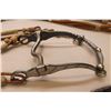 Image 2 : Garcia- Elko, Nev.- Silver Inlaid Bit- Nevada Cheek- Curb- Rein Chains- Kangaroo Headstall and Romal