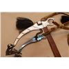 Image 8 : Garcia- Elko, Nev.- Silver Inlaid Bit- Nevada Cheek- Curb- Rein Chains- Kangaroo Headstall and Romal