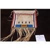 Image 1 : Robert Guion 05 Beaded Deer Hide Bag- Bells- 13" X 18"