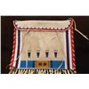 Image 3 : Robert Guion 05 Beaded Deer Hide Bag- Bells- 13" X 18"