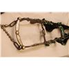 Image 9 : Deer Lodge Prison Made Hitched Horsehair Bridle with Matching Reins- Fulling Hitched including Poppe