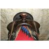 Image 5 : Al Furstnow Miles City, MT. #400 Saddle- 13" Seat- Tooled- Square Skirts- Saddle Strings Have Been R