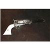 Image 5 : FLLI Pietta Black Powder Revolver- .44- Stainless- Engraved- Faux Ivory Grips- #491002