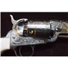 Image 8 : FLLI Pietta Black Powder Revolver- .44- Stainless- Engraved- Faux Ivory Grips- #491002