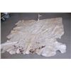 Image 3 : Scottish Highlander Steer Hide- Tanned- Tail- 81"L X 78"W
