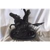 Image 2 : "The Buffalo Signal" By Frederic Remington- Bronze- Signed- Founder Authorized- Edition # 77-300- Ba