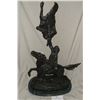 Image 4 : "The Buffalo Signal" By Frederic Remington- Bronze- Signed- Founder Authorized- Edition # 77-300- Ba