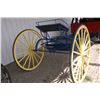 Image 4 : Two Wheel Cart-Rubber on Wood Spoke Wheels- Shafts