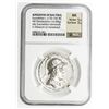 Image 3 : BACTRIA: Eucratides I, ca. 170-145 BC, AR tetradrachm (16.89g). NGC MS