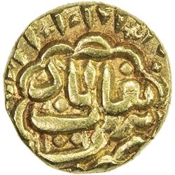 AHMADNAGAR: Burhan II, 1591-1595, AV pagoda (3.37g), Burhanabad, AH1001. EF