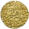 Image 1 : MUGHAL: Akbar I, 1556-1605, AV mohur (10.83g), Jaunpur, AH975. EF