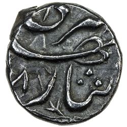MUGHAL: Jahangir, 1605-1628, AR 1/20 rupee nisar (0.56g), Delhi, AH1032 year 18. EF