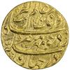Image 1 : MUGHAL: Aurangzeb, 1658-1707, AV mohur (10.92g), Multan, AH1074 year 6. UNC