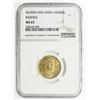 Image 3 : BARODA: Sayaji Rao III, 1875-1938, AV mohur, VS1959 (1902). NGC MS63