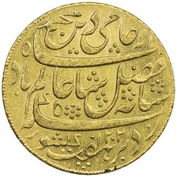 BENGAL PRESIDENCY: AV mohur (12.35g), "Murshidabad", AH "1202 year 19". AU