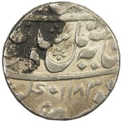 BENGAL PRESIDENCY: AR rupee (11.57g), Jahangirnagar (Dacca), AH1183 year 10. VF