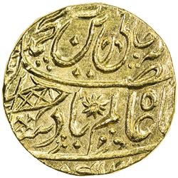 BENGAL PRESIDENCY: AV mohur (10.84g), Muhammadabad Benares, AH12xx year 31. AU