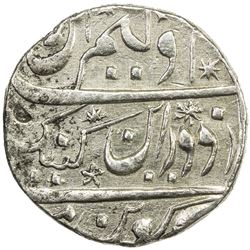 BOMBAY PRESIDENCY: William & Mary, 1689-1694, AR rupee (11.36g), Mumbai, year 4. VF